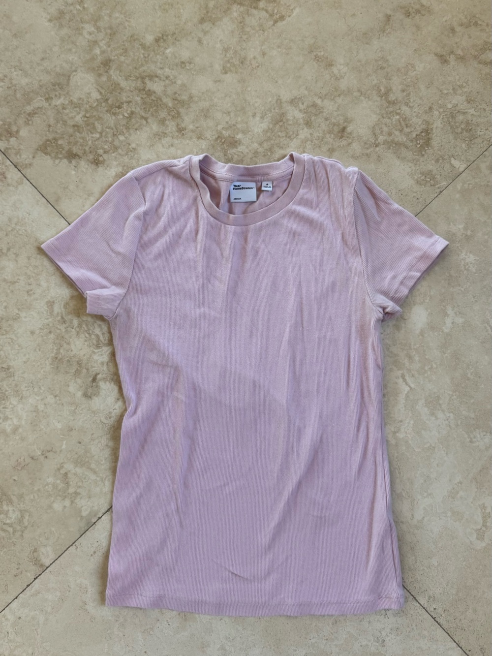 Aritzia TNA home stretch tee- Cupid Pink *limited edition*